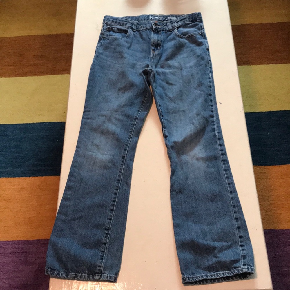 Girls Bootcut Jeans with Adjustable Waistline